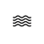 Black JUNA wave icon on transparent background